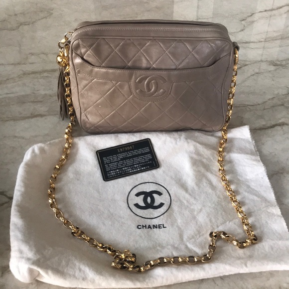 CHANEL Handbags - Channel Authentic Bag Taupe